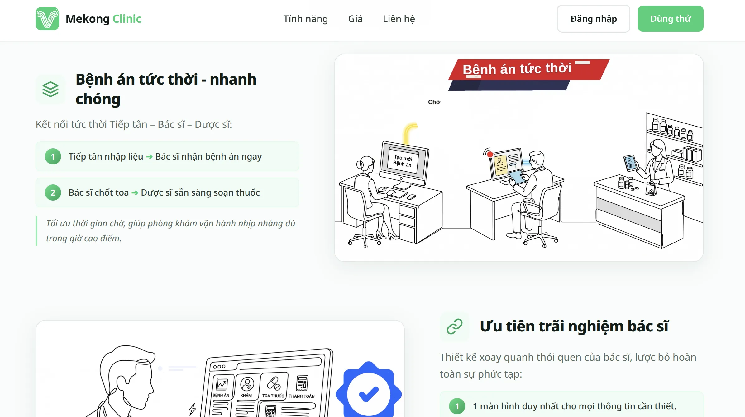 Mekong Clinic - Quản lý Phòng khám
